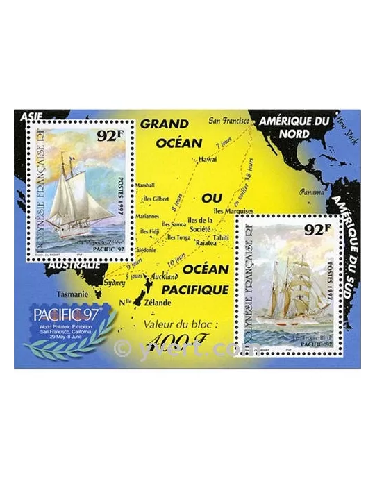 n° 22 - Timbre Polynésie Bloc et feuillets