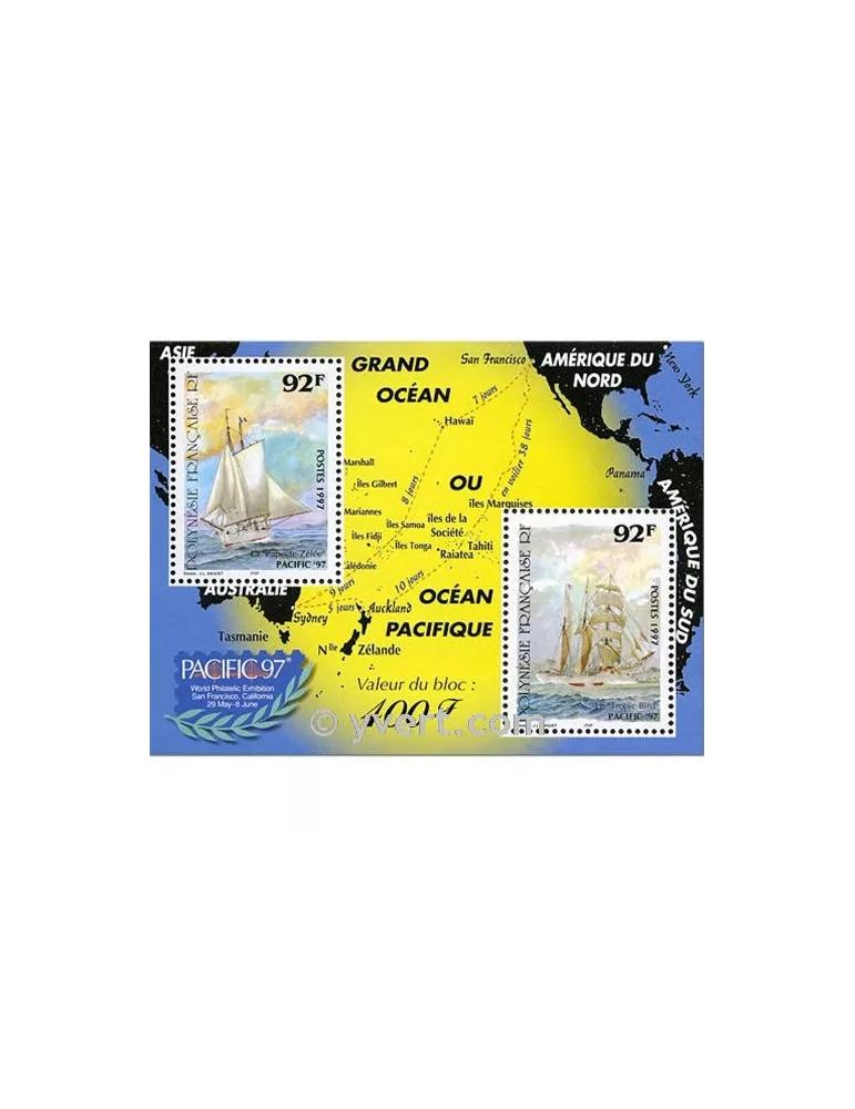 n° 22 - Timbre Polynésie Bloc et feuillets