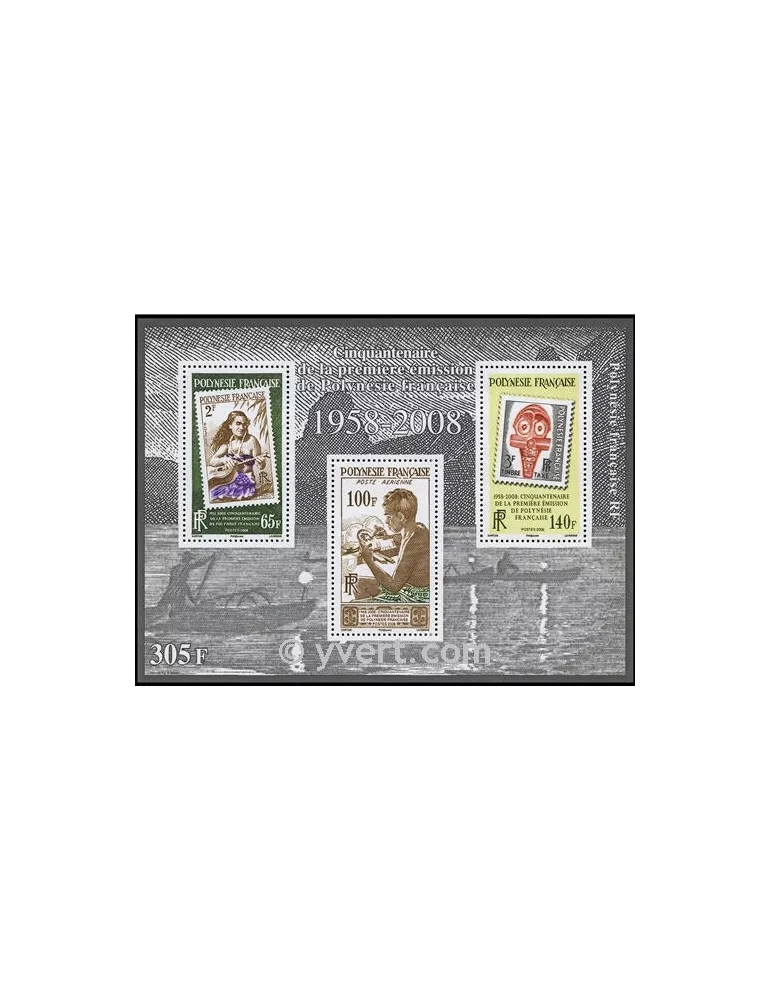 n° 34 - Timbre Polynésie Bloc et feuillets