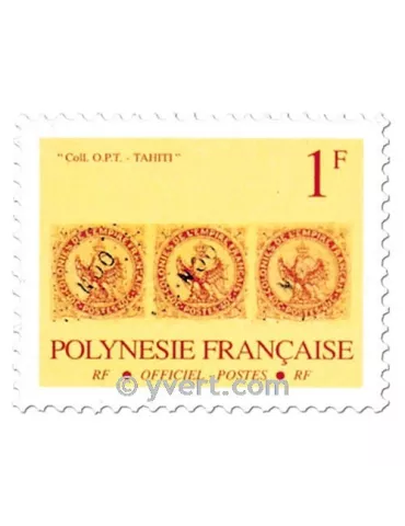 n° 16/25 - Timbre Polynésie De service