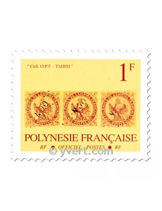 n° 16/25 - Timbre Polynésie De service
