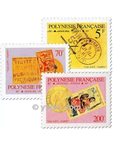 n° 17a/25a - Timbre Polynésie De service