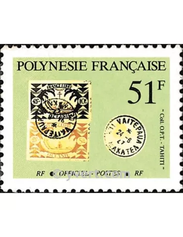 n° 26 - Timbre Polynésie De service