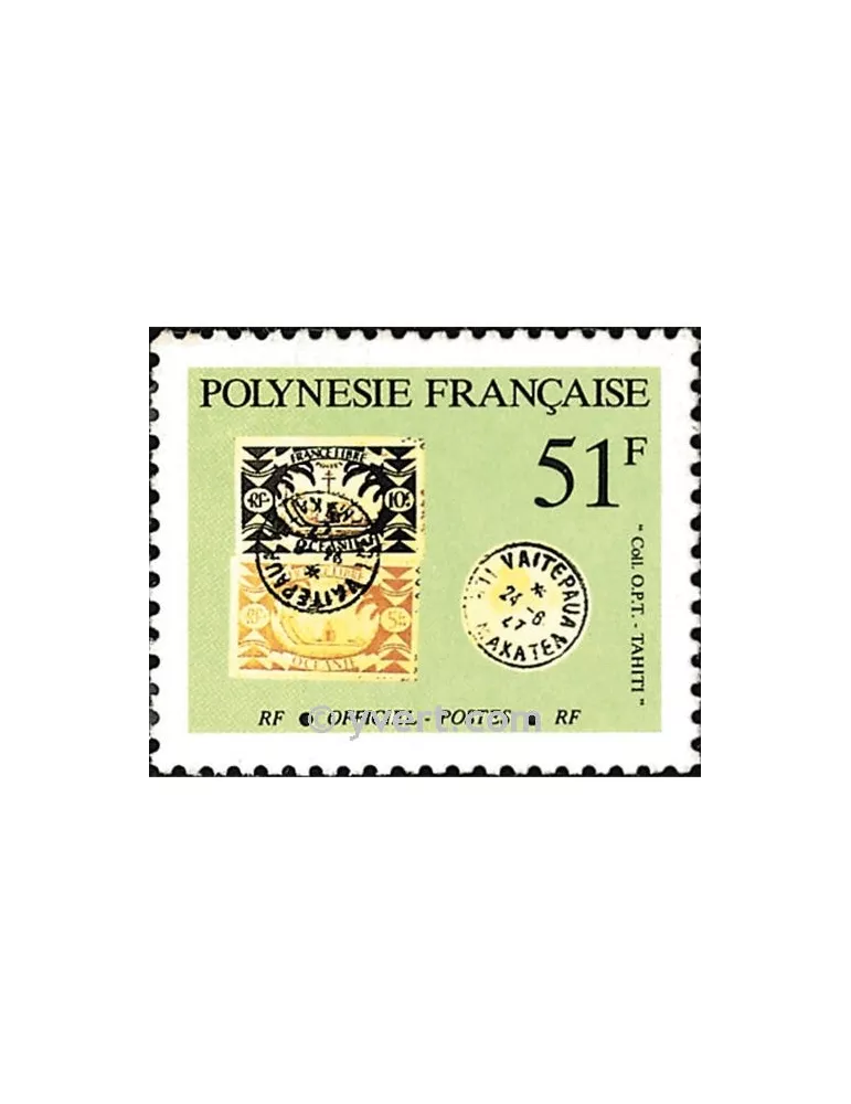 n° 26 - Timbre Polynésie De service