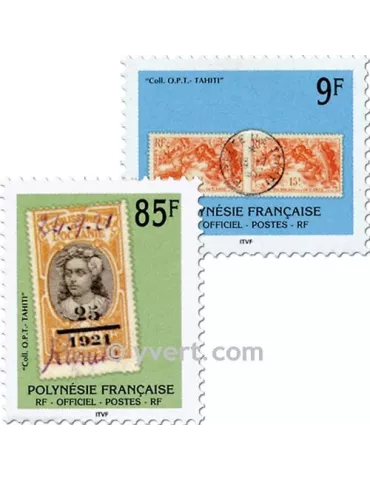 n° 27/28 - Timbre Polynésie De service