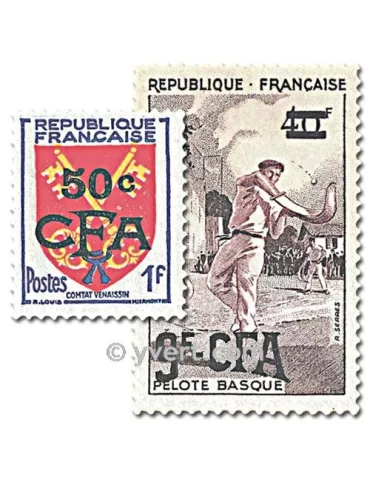 n° 320/330 - Timbre Réunion Poste