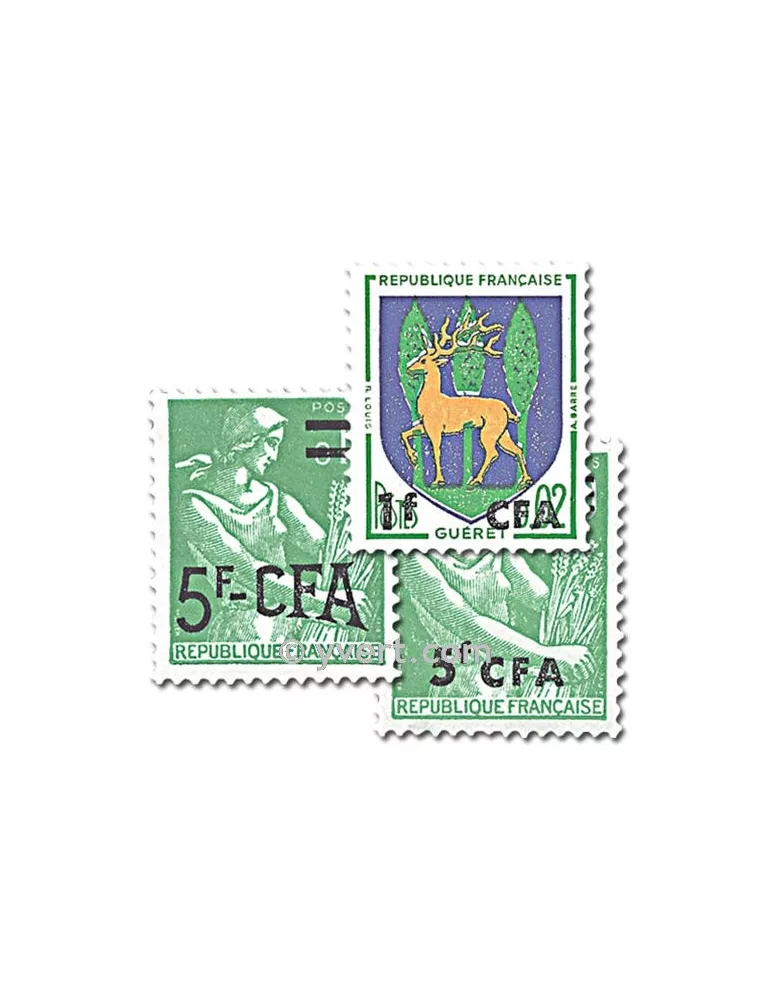 n° 342/352A - Timbre Réunion Poste