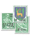 n° 342/352A - Timbre Réunion Poste