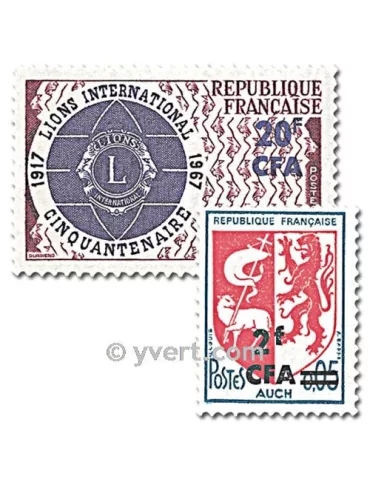 n° 373/377 - Timbre Réunion Poste