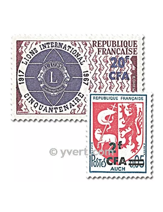 n° 373/377 - Timbre Réunion Poste