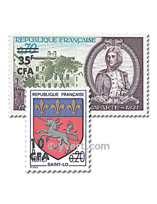n° 386/387 - Timbre Réunion Poste