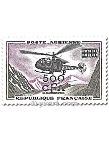 n° 56/57 - Timbre Réunion Poste aérienne