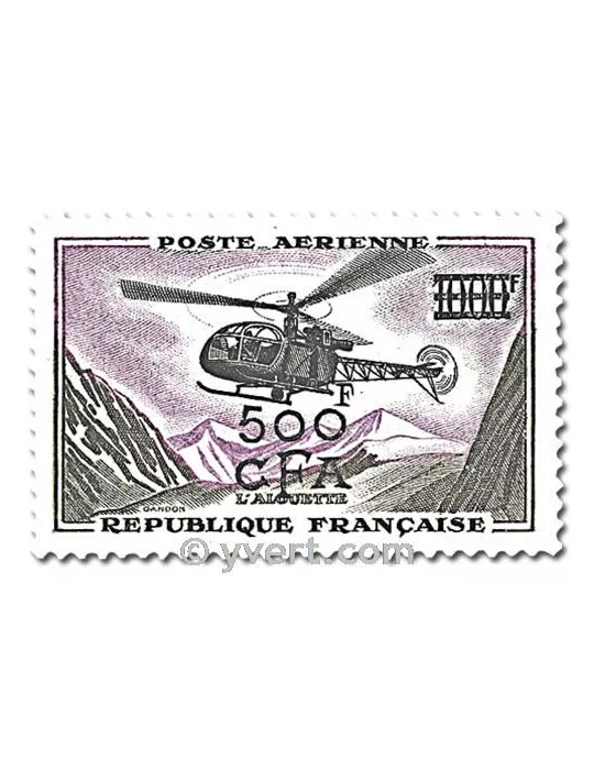 n° 56/57 - Timbre Réunion Poste aérienne