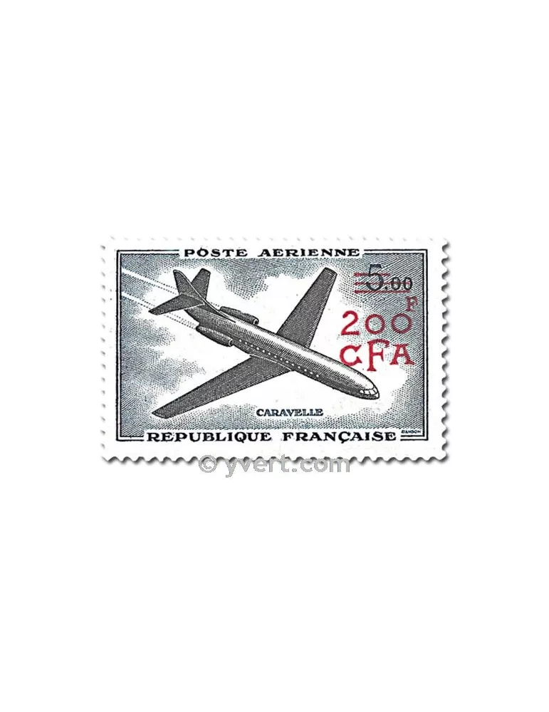n° 58/60 - Timbre Réunion Poste aérienne
