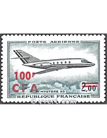 n° 61 - Timbre Réunion Poste aérienne