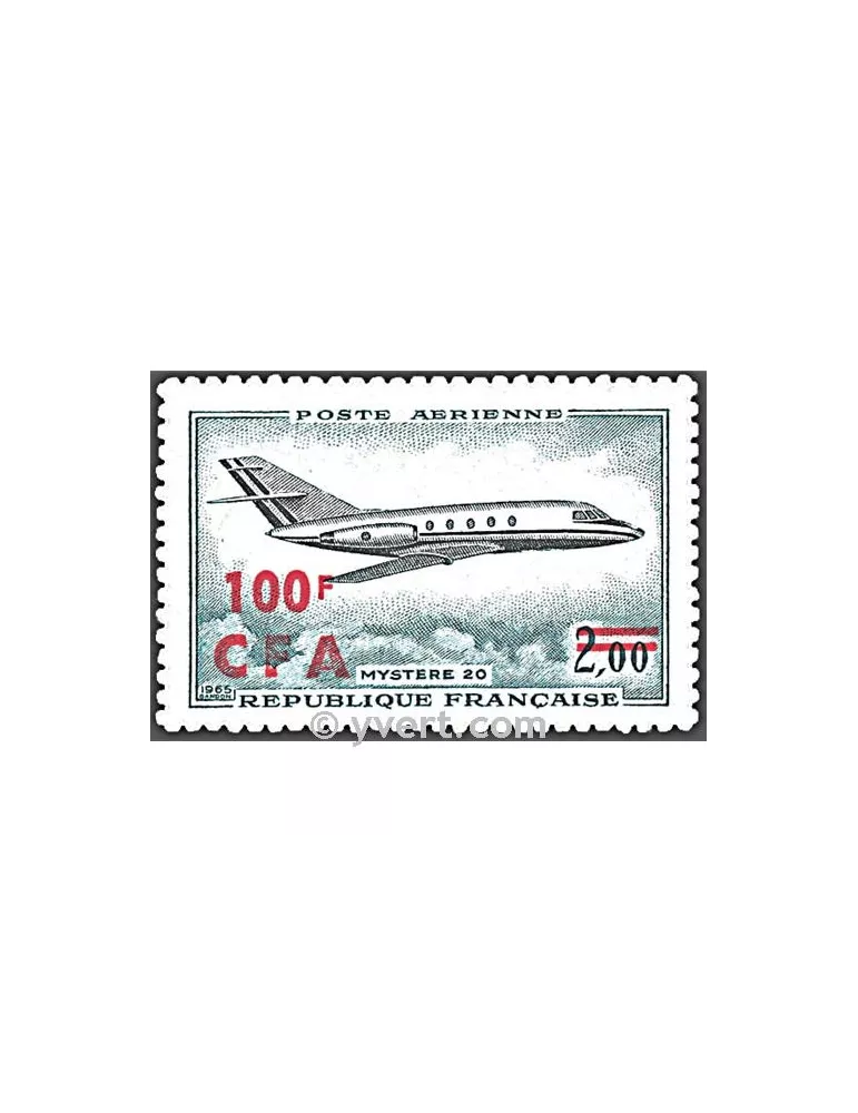 n° 61 - Timbre Réunion Poste aérienne