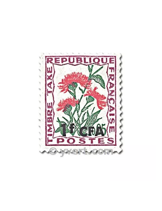 n° 48/53 - Timbre Réunion Taxe