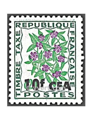 n° 54 - Timbre Réunion Taxe 2