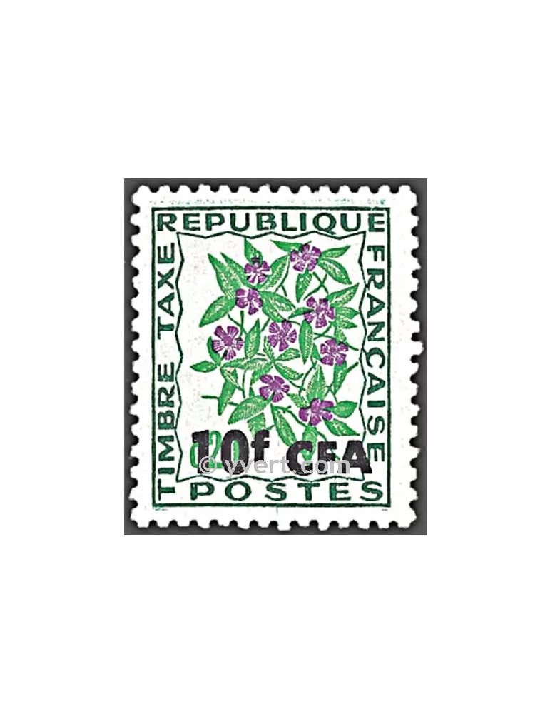 n° 54 - Timbre Réunion Taxe
