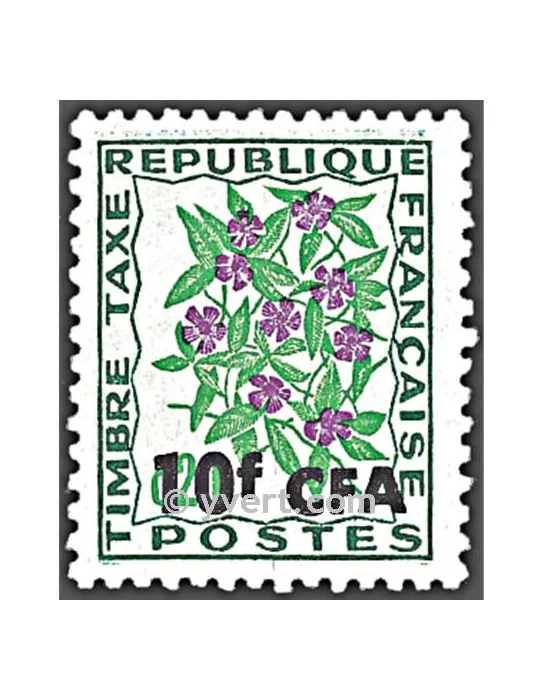 n° 54 - Timbre Réunion Taxe