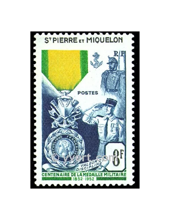 n° 347 - Timbre Saint-Pierre et Miquelon Poste