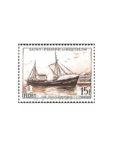 n° 352 - Timbre Saint-Pierre et Miquelon Poste