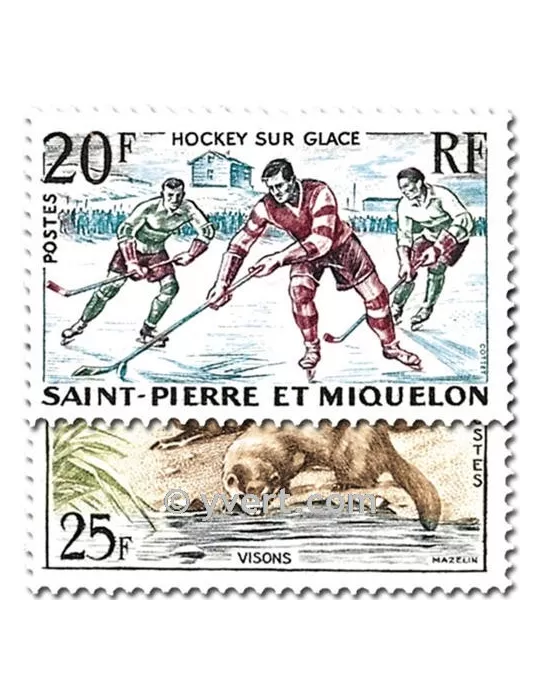n° 360/361 - Timbre Saint-Pierre et Miquelon Poste