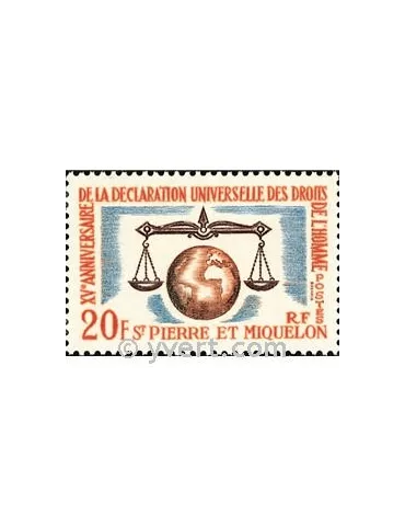 n° 370 - Timbre Saint-Pierre et Miquelon Poste