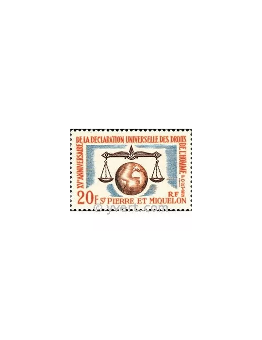n° 370 - Timbre Saint-Pierre et Miquelon Poste
