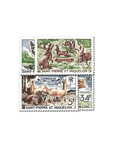 n° 372/375 - Timbre Saint-Pierre et Miquelon Poste