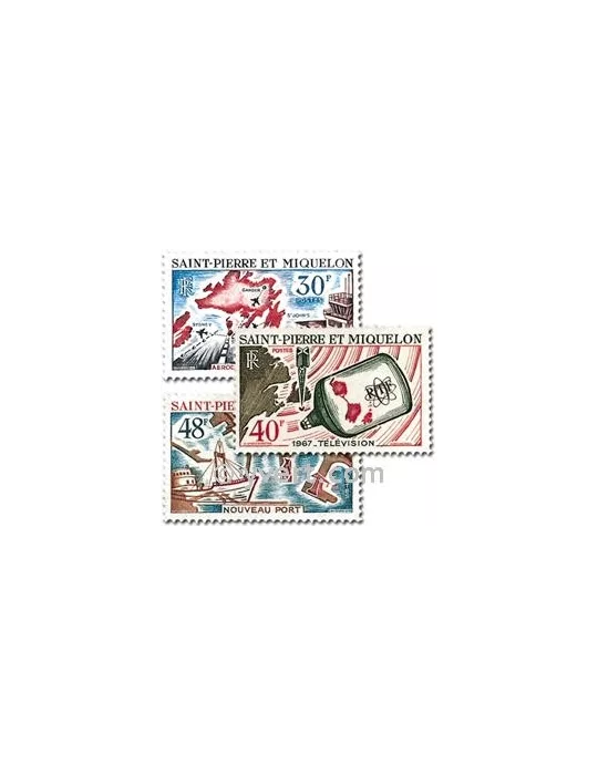 n° 376/378 - Timbre Saint-Pierre et Miquelon Poste