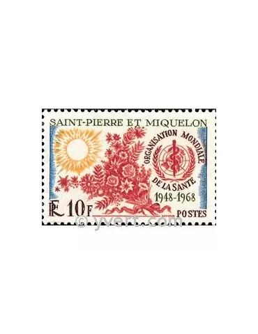 n° 379 - Timbre Saint-Pierre et Miquelon Poste