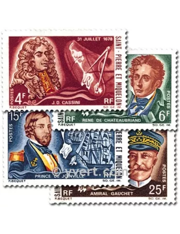 n° 380/383 - Timbre Saint-Pierre et Miquelon Poste 2