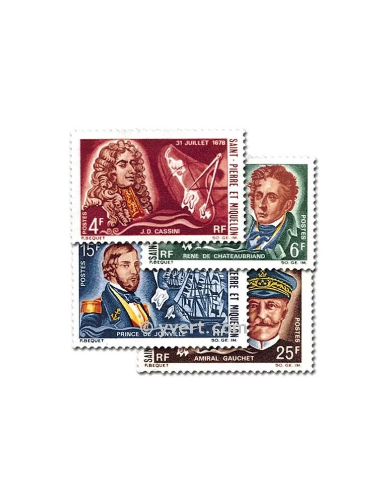 n° 380/383 - Timbre Saint-Pierre et Miquelon Poste