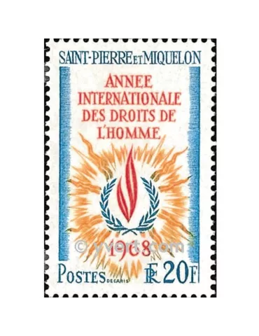 n° 384 - Timbre Saint-Pierre et Miquelon Poste 2
