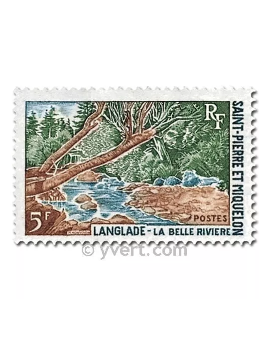 n° 385/386 - Timbre Saint-Pierre et Miquelon Poste