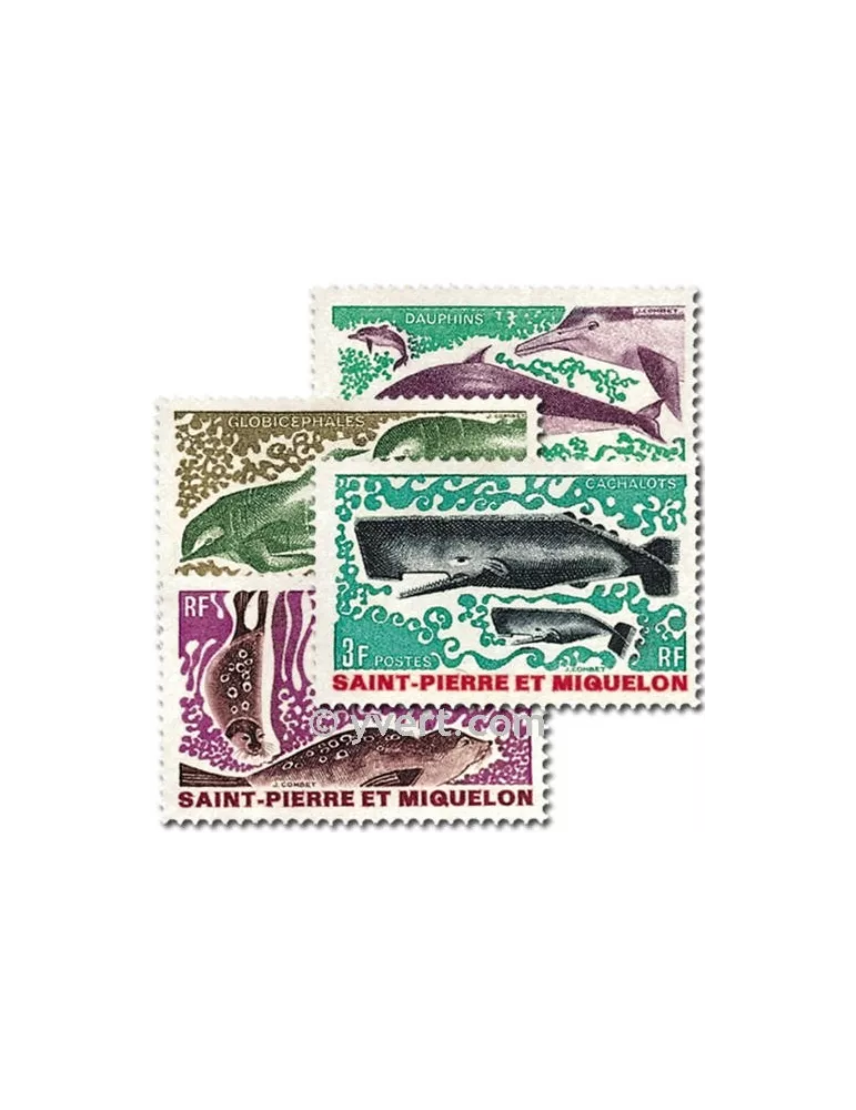 n° 391/394 - Timbre Saint-Pierre et Miquelon Poste