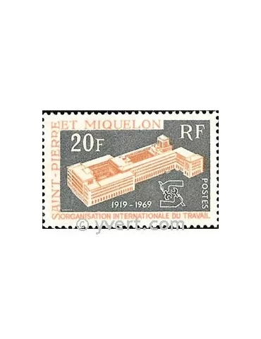 n° 398 - Timbre Saint-Pierre et Miquelon Poste