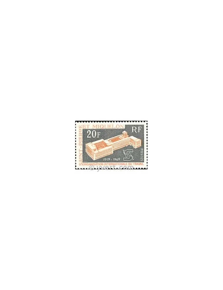 n° 398 - Timbre Saint-Pierre et Miquelon Poste