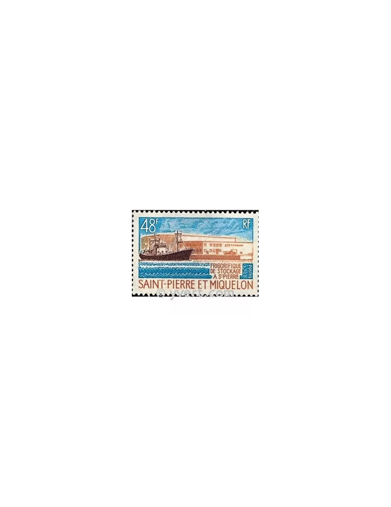 n° 406 - Timbre Saint-Pierre et Miquelon Poste