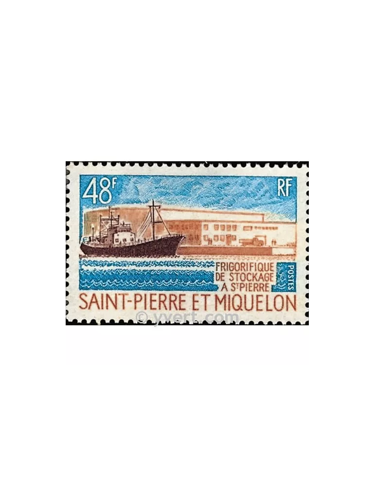 n° 406 - Timbre Saint-Pierre et Miquelon Poste