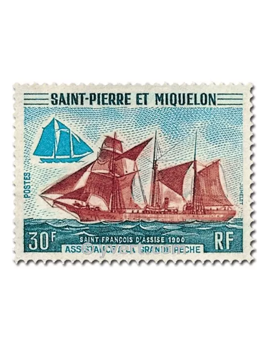 n° 410/413 - Timbre Saint-Pierre et Miquelon Poste