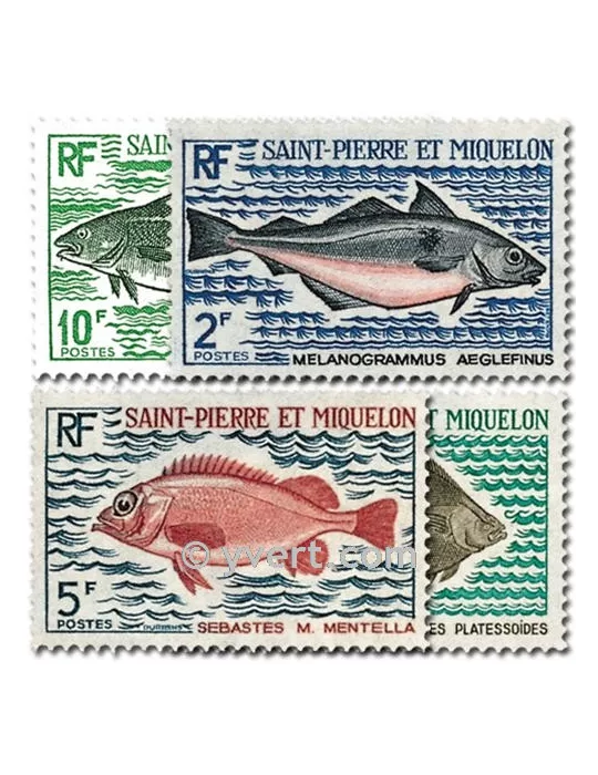 n° 421/424 - Timbre Saint-Pierre et Miquelon Poste