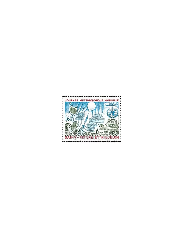 n° 433 - Timbre Saint-Pierre et Miquelon Poste