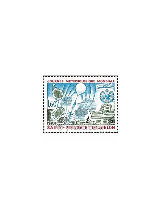 n° 433 - Timbre Saint-Pierre et Miquelon Poste