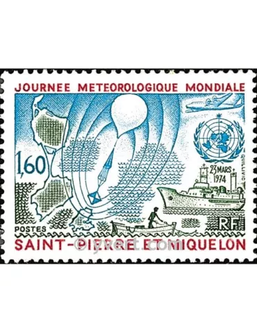 n° 433 - Timbre Saint-Pierre et Miquelon Poste 2