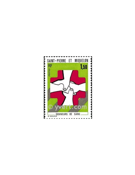 n° 436 - Timbre Saint-Pierre et Miquelon Poste