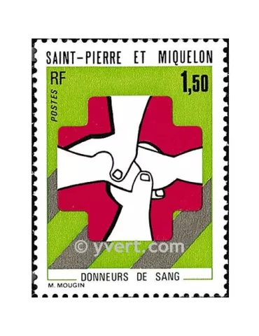 n° 436 - Timbre Saint-Pierre et Miquelon Poste 2