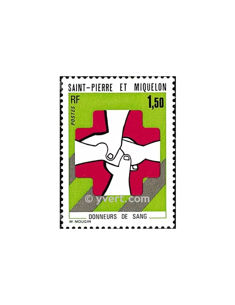 n° 436 - Timbre Saint-Pierre et Miquelon Poste