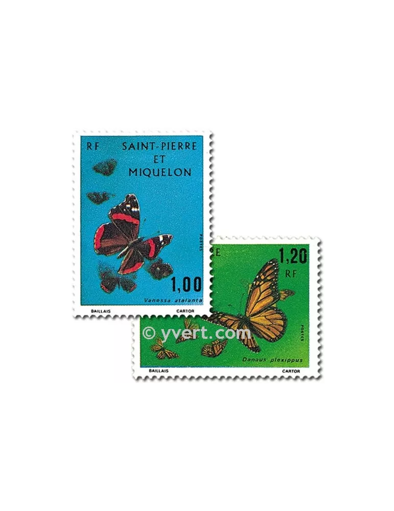 n° 441/442 - Timbre Saint-Pierre et Miquelon Poste